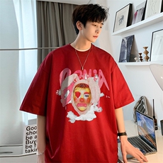 数据超好220克重磅美式潮牌短袖t恤T1172-P28直播有280克品质P35，男装T恤，电商A486