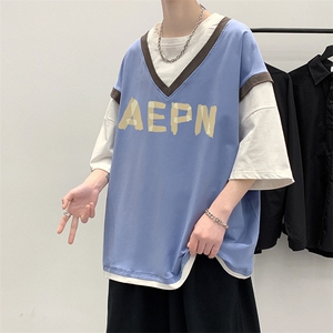 大皂敏 电商A088-DV5009-TP30 100 夏款宽松短袖T恤 控50图片