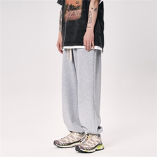 抖音直播得物2025秋冬新品纯色运动裤卫裤K019P45，男装休闲裤，电商042