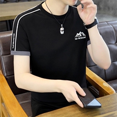 夏季短袖男刺绣翻领POLO衫T恤时尚休闲半袖上衣LD3319-P30，男装Polo衫，星座310B-3