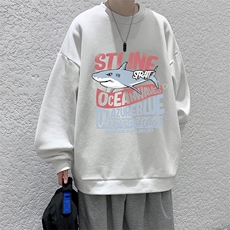 S6331-P28秋季圆领卫衣男大码韩版宽松长袖外套，男装卫衣，电商A040