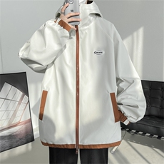 JK9012/P70春装现货新款两面服夹克男防水冲锋衣大码外套两面穿，男装夹克，电商A141