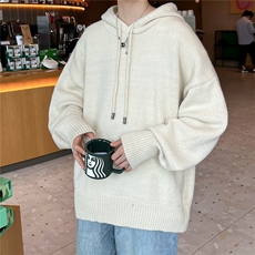 特P50控8898高品秋冬季连帽毛衣男慵懒风针织衫毛衣外套MYL01，男装针织衫/毛衣，电商B370