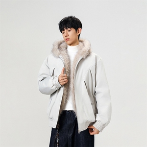 无影墙 秋冬新品 座山雕夹克男美式复古解构加绒棉服-A2332P105图片