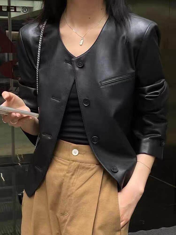 皮衣，女装皮衣，卡薇尔