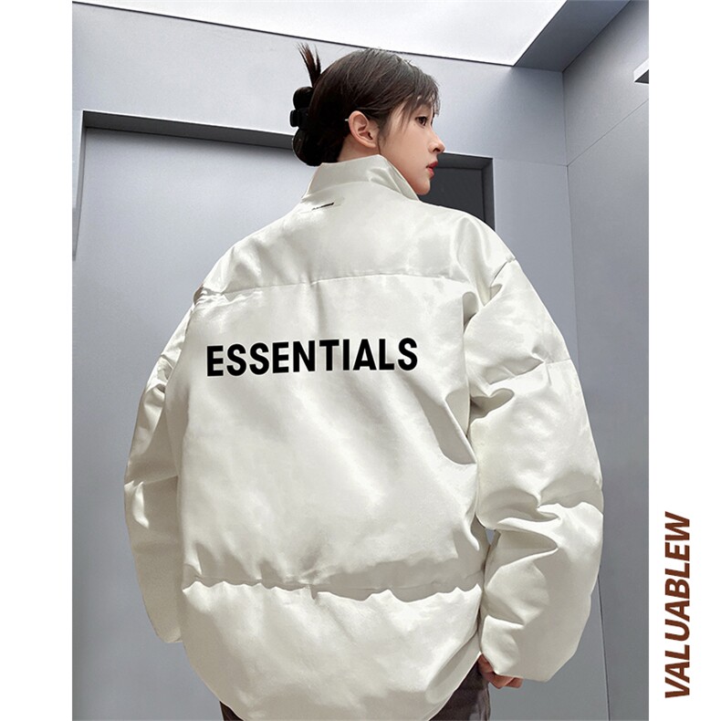 均可提供短视频 高品质港风ess英文PU皮加厚棉衣PM06-p110控148图片