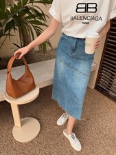 牛仔半裙，女装半身裙，肆尔