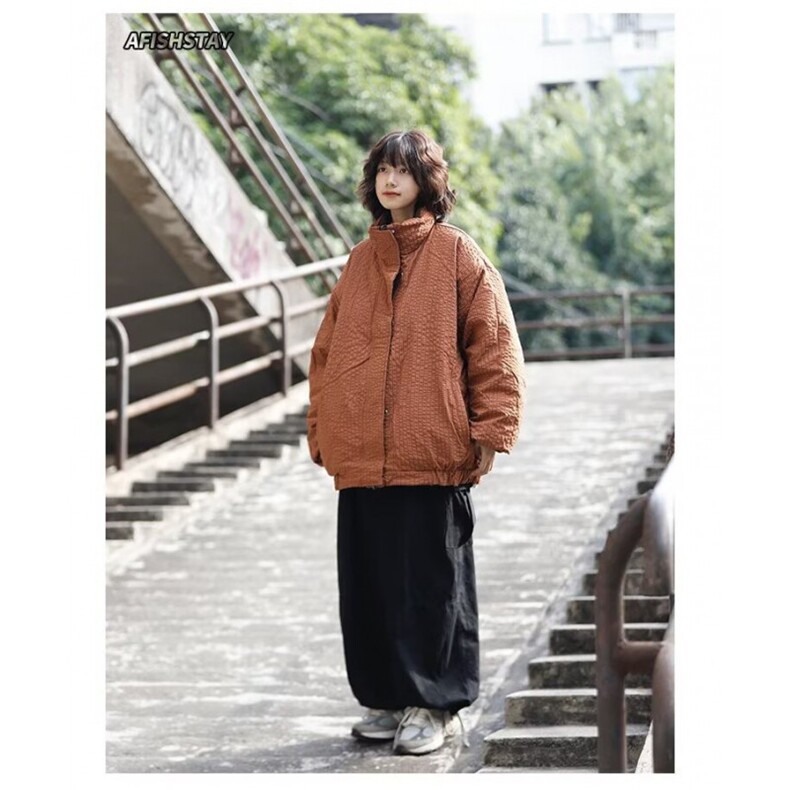 冬季新款ins面包服男女款韩版宽松加厚双面穿立领棉服保暖外套潮,男装棉衣,星座410-6（原星座1304-1）