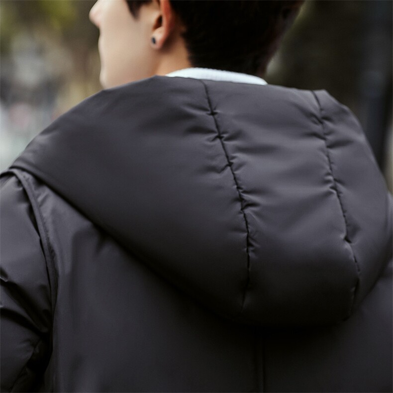 50%白鸭绒羽绒服男士冬季白鸭绒新款帅气百搭中长款外套Y7805-P80,男装羽绒服,星座509