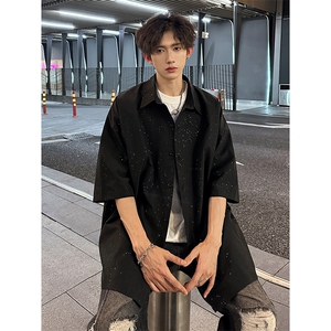 星空点点衬衫潮男A071-T17-P40