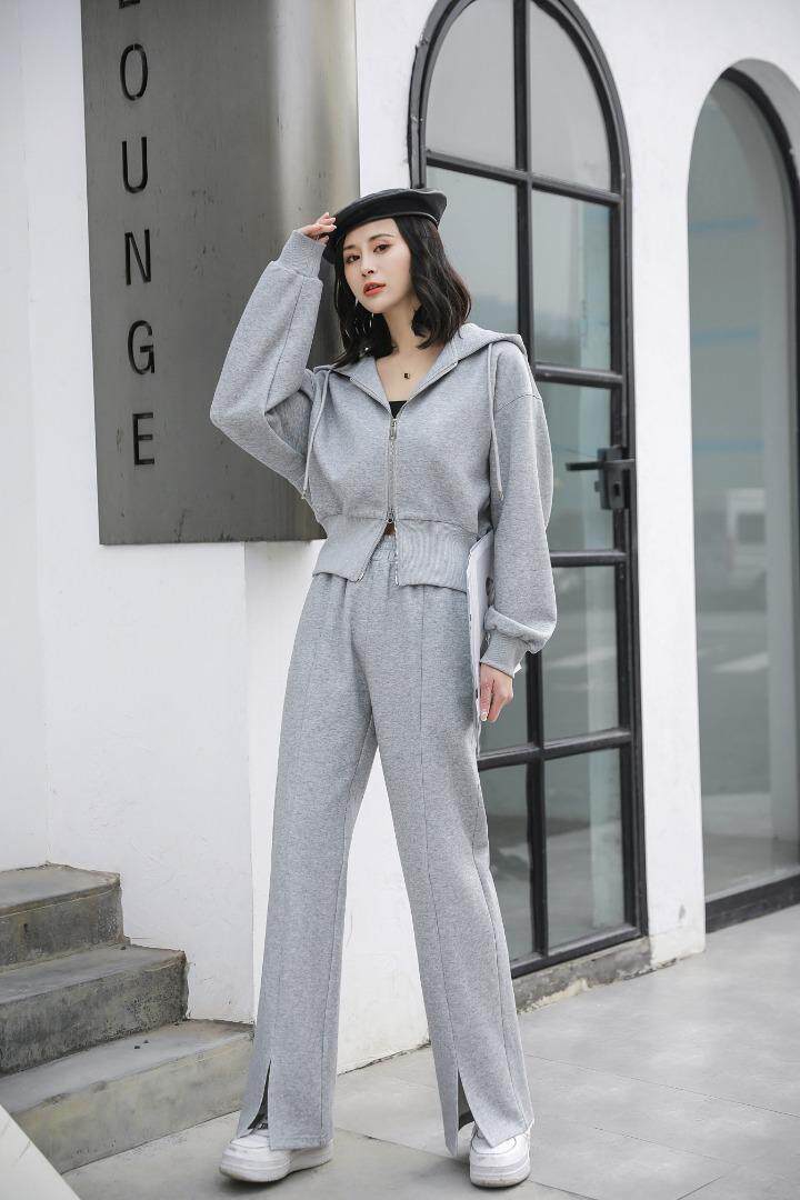 减龄收腰连帽套装，女装职业装，漫菲妮