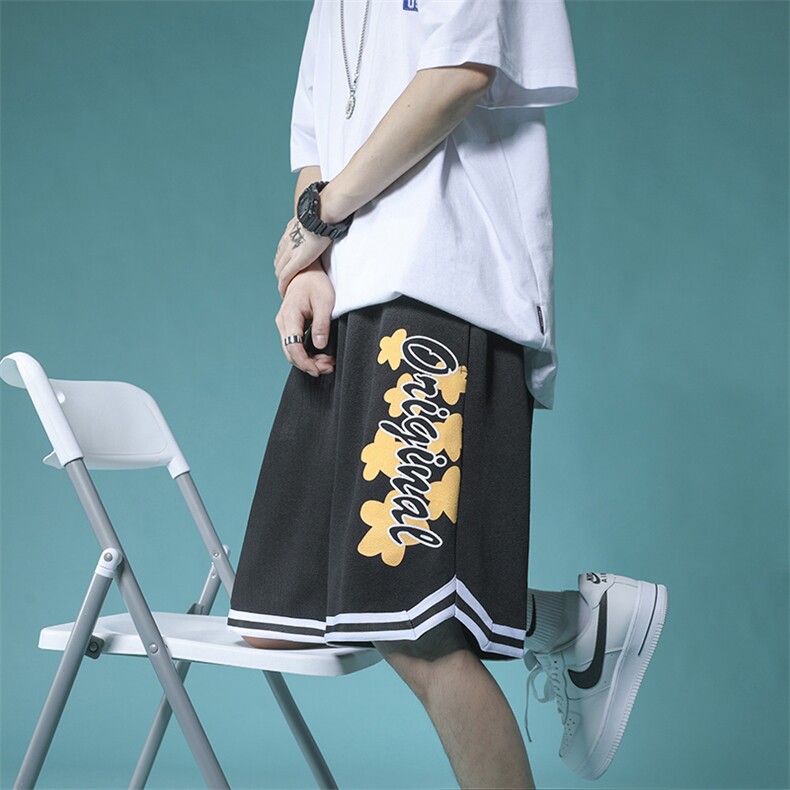 703-DK272-P28品质跑量款夏季男大码冰丝印花休闲短裤M-5XL,男装牛仔裤,星座703