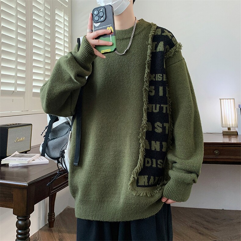 【新品】2025秋冬男士时尚休闲百搭针织毛衣潮流-M032-P50,男装针织衫/毛衣,星座1105-1