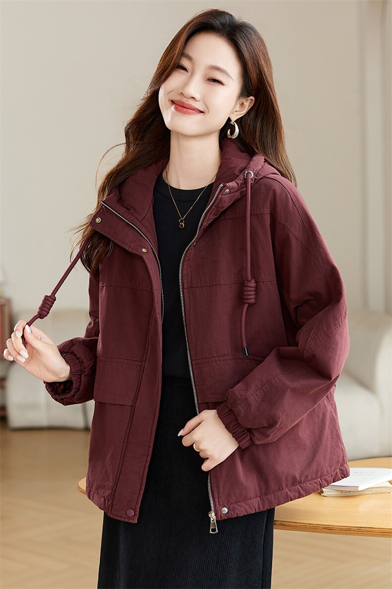 时尚加绒保暖派克服女冬季新款宽松显瘦外套百搭潮流女装,女装派克服,韩派