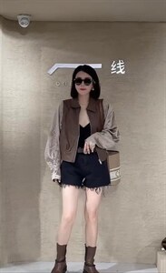 2022秋季新款设计感百搭小众休闲短款外套,其它,L·H·X