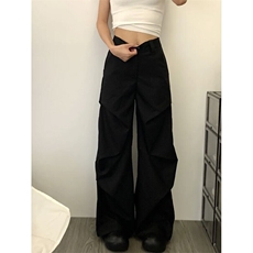 休闲裤男设计感高级感显高长裤子X8065/P61，男装休闲裤，电商D202-1