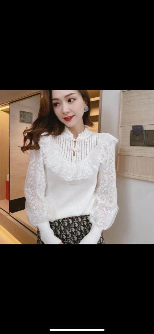 秋冬新款蕾丝打底，其它，蓝涩萱