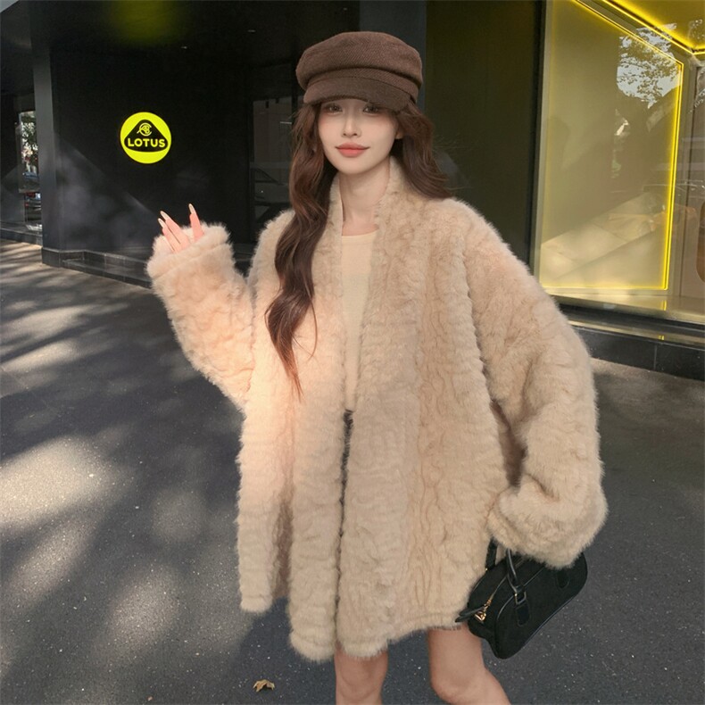 2C232-8698湖羊毛仿皮草皮毛一体8698-P210-K298,女装毛呢外套,2C232