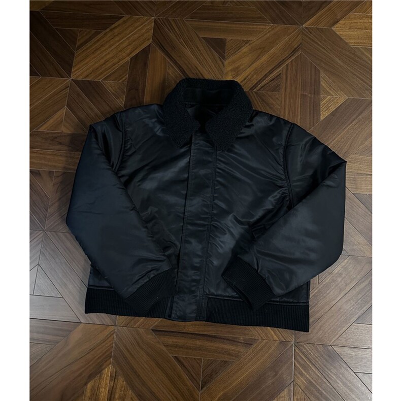 网图正肩可拆卸二合一毛领棉服飞行夹克冬季外套D518特P90,男装夹克,电商A335-1（原A458）