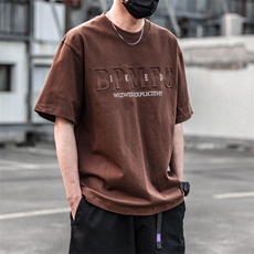网络图现货新款男士潮牌钢印短袖T恤情侣半袖RT508-P50，男装T恤，星座1005-4