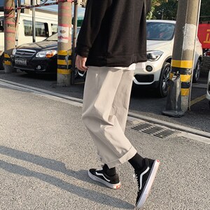 新款男士休闲宽松加绒加厚保暖休闲裤运动裤K233-P22图片