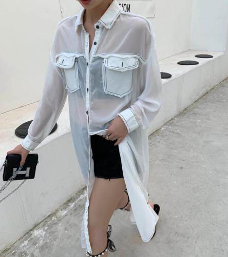 【现货】夏季新品防晒开衫，女装，blue face