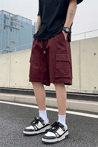 外景 直筒休闲工装短裤男夏季美式宽松五分裤子-A1056TP30控48图片