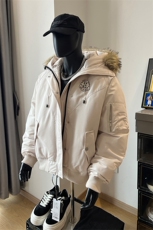 可拆卸毛领派克服棉衣冬季情侣保暖棉服外套XZ514-2-MY006-P118，男装棉衣，星座514-2(原B239)