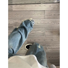 【网图】涂鸦牛仔裤男夏季薄款美式复古vibe裤子高街NZ06LL-特P48，男装牛仔裤，星座1007（原301D）