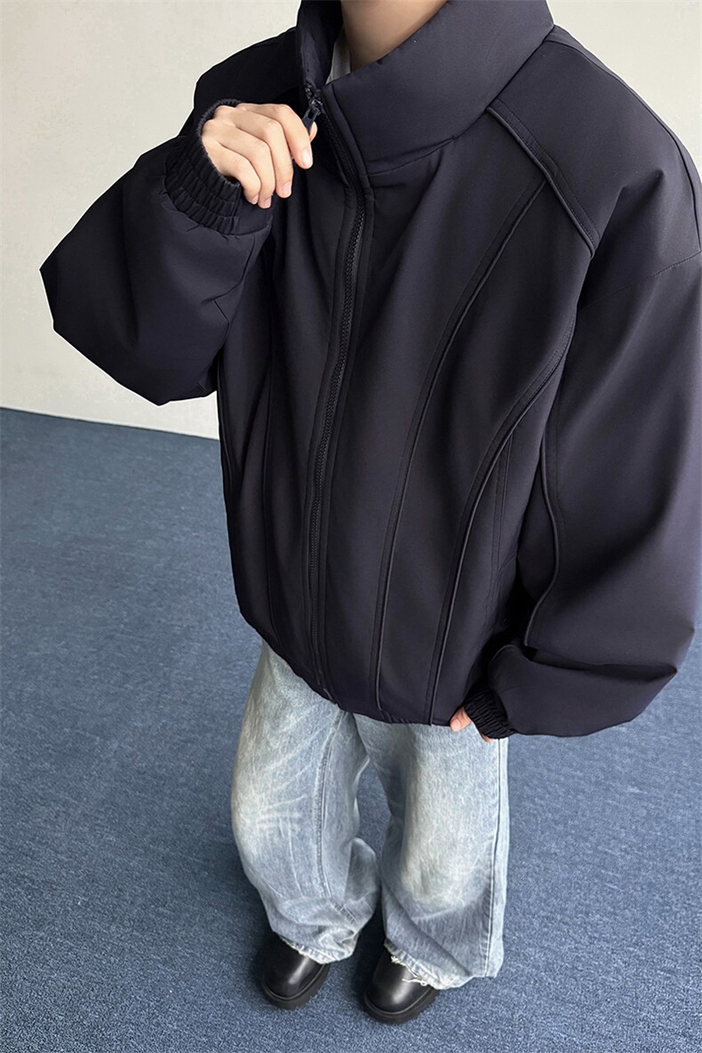 深度库存棉衣男宽松立领加厚棉袄DSA157B-M8866-P75,男装棉衣,电商A157B