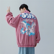 26春季款潮流休闲宽松情侣手绘夹克外套JK9138/P30，男装夹克，星座202