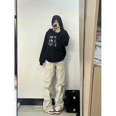 【有货】N7655LL-特P58cleanfit扎染弯刀工装裤男美式复古裤子，男装休闲裤，星座1007（原301D）