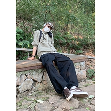 B221美式ins街头hiphop休闲大口袋宽松工装裤LK23121-P65控88，男装休闲裤，电商B221