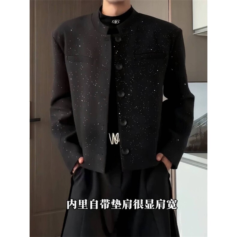 1506/QXZ2600/P59秋冬新款轻奢男士韩版潮流ins港风痞帅夹克,男装夹克,星座1506