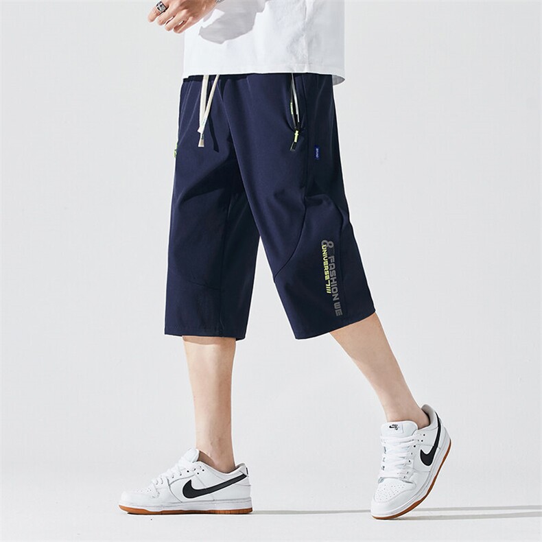 2025夏季新款男士七分裤时尚休闲马裤潮流男裤子KZ1086-P28,男装休闲裤,星座217-4
