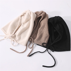 秋冬季新款帽子男女通用卷边针织帽冷帽保暖针织帽羊毛帽子，帽子，九月九羊绒