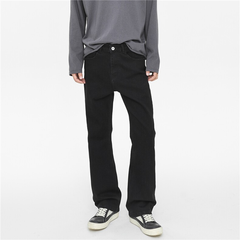 (现货)四季星座611-DW911-P55黑色517修身微喇弹力牛仔裤，男装牛仔裤，星座611