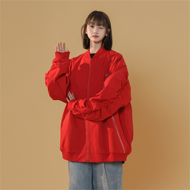 JK8103/P68春装现货立领夹克男女外套棒球服防水大码潮工装上衣,男装夹克,电商A141