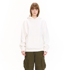 跨境版无帽绳二开秋冬重磅曼巴棉美式宽松纯色连帽卫衣外套DWS66，男装卫衣，电商A486