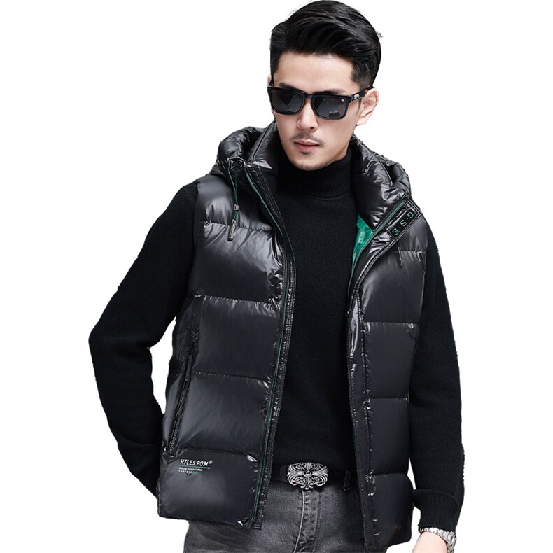 实体男士羽绒服马甲主推大货品质高精品,男装羽绒服,钱塘207-1