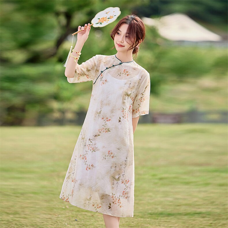 2026年春季旗袍文艺/优雅，女装汉服/婚纱/旗袍/礼服，江南依恋