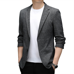 6637-1秋冬新款男士西服外套商务休闲男装通勤P143图片