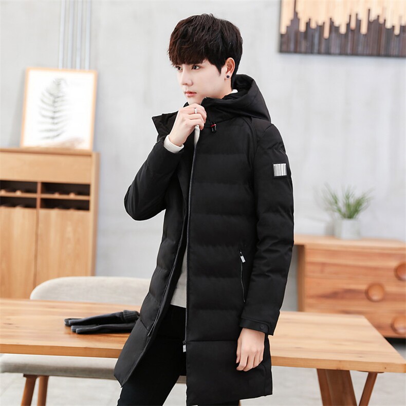 2020冬装新款男棉衣中长款棉服修身连帽加厚QT2026-MY2222图片