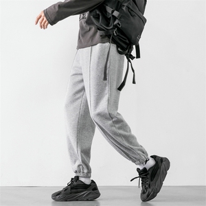 休闲裤男韩版宽松小脚裤九分裤运动卫裤子2021春秋季新款DS887TP35图片
