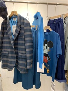 复古格子廓形西装外套图片
