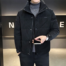 标50绒男士立领皮羽绒服潮牌保暖外套5851-P225(控券后298)，男装羽绒服，电商B338
