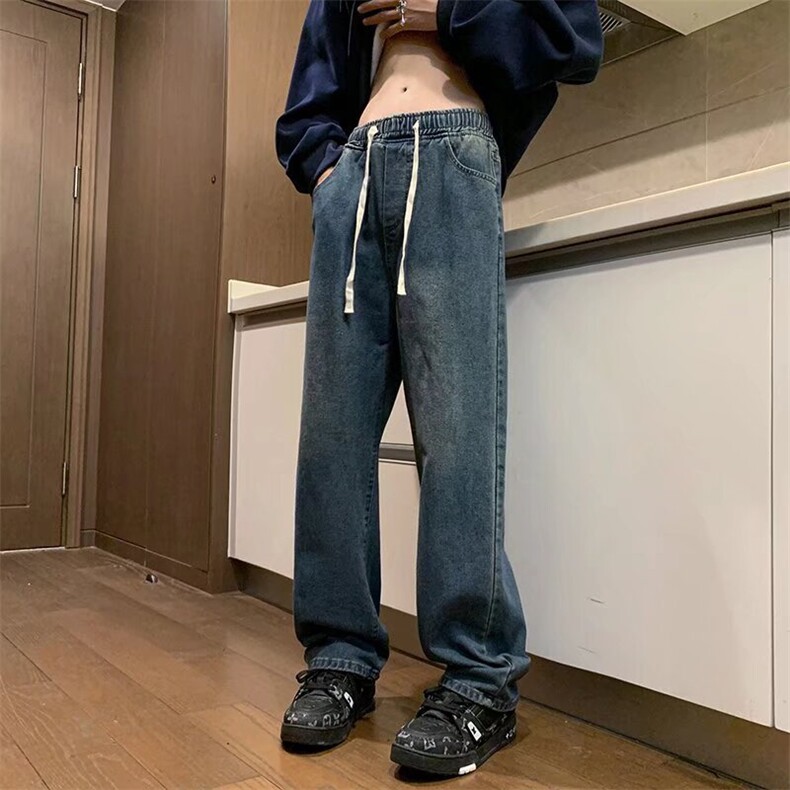 美式牛仔裤男款秋季长裤潮N6078P43,男装牛仔裤,星座1116-2