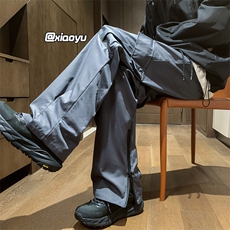 XZ616秋季新款防水冲锋裤拉链装饰百搭休闲裤TY910P55控68，男装休闲裤，星座512A（原616）