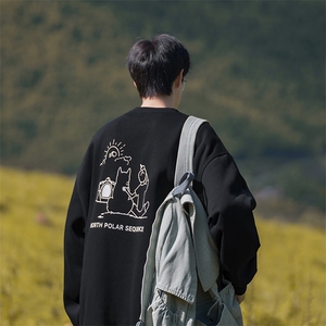 B225-YHA5713-P46-X58-------印花圆领卫衣-100聚酯纤维图片
