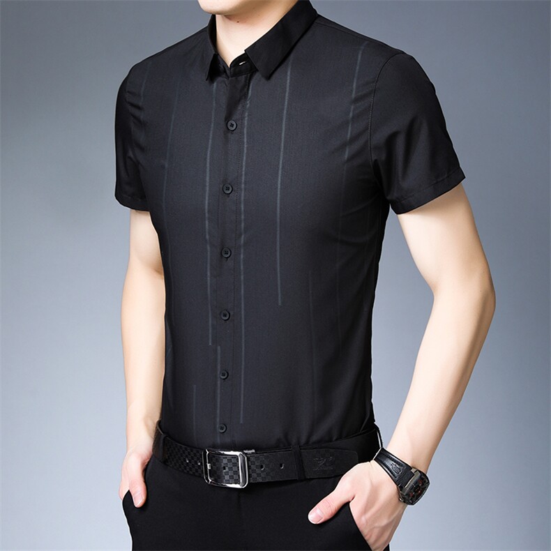 AD2853钱塘2020-3夏季短袖精品衬衫P60,男装衬衫,钱塘207-3